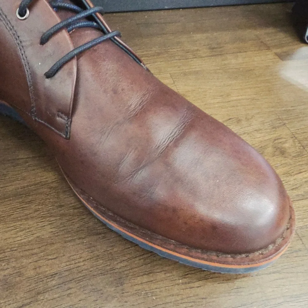 Pikolinos‎ Derby Shoes Mens 43 Brown Leather Suede Heel Made in Spain